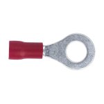 Sealey Easy-Entry Ring Terminal 6.4mm (1/4"), Red - Pack of 100