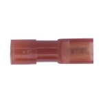 Sealey Fully Insulated Female Terminal 2.8mm, Red - Pack of 100