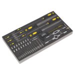 Sealey Siegen Tap & Die, File & Caliper Set with Tool Tray 48pc