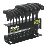 Sealey Siegen T-Handle Hex Key Set 10pc