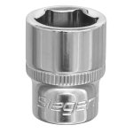 Sealey Siegen Socket 3/8"Sq Drive 15mm