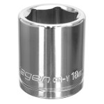 Sealey Siegen Socket 18mm 3/8"Sq Drive