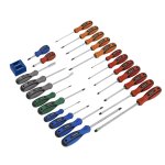 Sealey Siegen Soft Grip Screwdriver Set 24pc