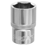 Sealey Siegen Socket 1/2"Sq Drive 19mm