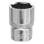 Sealey Siegen Socket 1/2"Sq Drive 21mm