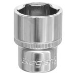 Sealey Siegen Socket 1/2"Sq Drive 23mm