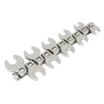 Sealey Siegen Crow's Foot Open-End Spanner Set 3/8"Sq Drive 10pc