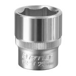 Sealey Premier Socket 1/2"Sq Drive 25mm