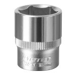 Sealey Premier Socket 3/8"Sq Drive 18mm