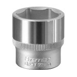 Sealey Premier Socket 3/8"Sq Drive 22mm