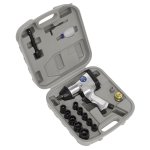 Sealey Air Impact Wrench Kit with Sockets 1/2"Sq Drive