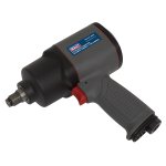 Sealey Composite Twin Hammer Air Impact Wrench 1/2"Sq Drive