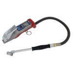 Sealey Digital Tyre Inflator with 0.5m Hose & Twin Push-On Connector