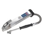 Sealey Long Type Tyre Inflator with Twin Push-On Connector