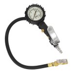 Sealey Tyre Inflator with Clip-On Connector