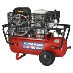 Sealey 50L Belt Drive Air Compressor with Petrol Engine 5.5hp