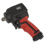 Sealey Premier Twin Hammer Stubby Air Impact Wrench 1/2"Sq Drive