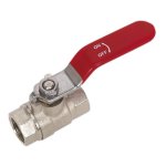 Sealey Lever Ball Valve 3/8"BSP Female x 3/8"BSP Female