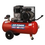 Sealey 50L Belt Drive Air Compressor with Cast Cylinders & Wheels 3hp