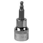 Sealey Premier Ball-End Hex Socket Bit 3/8"Sq Drive 4mm