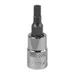 Sealey Premier Hex Socket Bit 1/4"Sq Drive 4mm