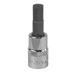 Sealey Premier Hex Socket Bit 1/4"Sq Drive 6mm