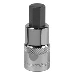 Sealey Premier Hex Socket Bit 1/2"Sq Drive 12mm