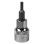 Sealey Premier Spline Socket Bit 3/8"Sq Drive M3