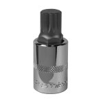 Sealey Premier Spline Socket Bit 1/2"Sq Drive M16