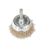 Sealey 50mm Crimped Wire Cup Brush with 6mm Shaft