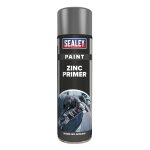 Sealey Primer Paint 500ml - Grey Zinc