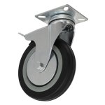 Sealey 125mm Castor Wheel with Swivel Plate & Total Lock