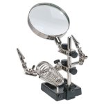 Sealey Mini Robot Soldering Stand with Magnifier & Iron Holder