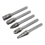 Sealey Tungsten Carbide Rotary Burr Set 5pc - Ripper/Coarse