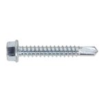 Sealey Zinc Plated Self-Drilling Hex Head Screw 5.5 x 38mm - Pack of 100