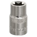 Sealey Premier TRX-Star* Socket 3/8"Sq Drive E12