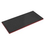 Sealey Easy Peel Shadow Foam® 1200 x 550 x 30mm - Red/Black