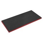 Sealey Easy Peel Shadow Foam® 1200 x 550 x 50mm - Red/Black