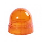 Durite - Lens Only Ribbed for Amber LED Beacon Reg 10 Range . - 4-445-98