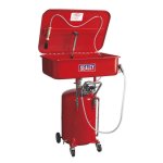 Sealey Air Operated Mobile Parts Washer 50L with 65L Reservoir