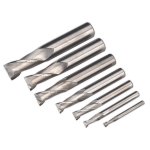 Sealey HSS End Mill Set 2 Flute 4-16mm