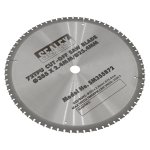 Sealey 72tpu Cut-Off Saw Blade Ø355 x 2.4mm/Ø25.4mm