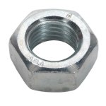 Sealey Zinc Plated Steel Nut M20, DIN 934 - Pack of 10