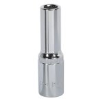 Sealey Premier Fully Polished Deep Socket 1/2"Sq Drive 11mm