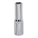 Sealey Premier Fully Polished Deep Socket 1/2"Sq Drive 12mm