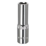 Sealey Premier Fully Polished Deep Socket 1/2"Sq Drive 13mm