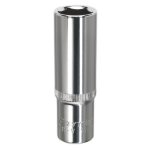 Sealey Premier Fully Polished Deep Socket 1/2"Sq Drive 17mm