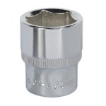 Sealey Premier Fully Polished Socket 1/2"Sq Drive 23mm