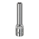 Sealey Premier Fully Polished Deep Socket 1/4"Sq Drive 5mm