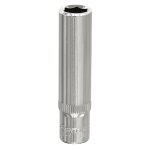 Sealey Premier Fully Polished Deep Socket 1/4"Sq Drive 8mm